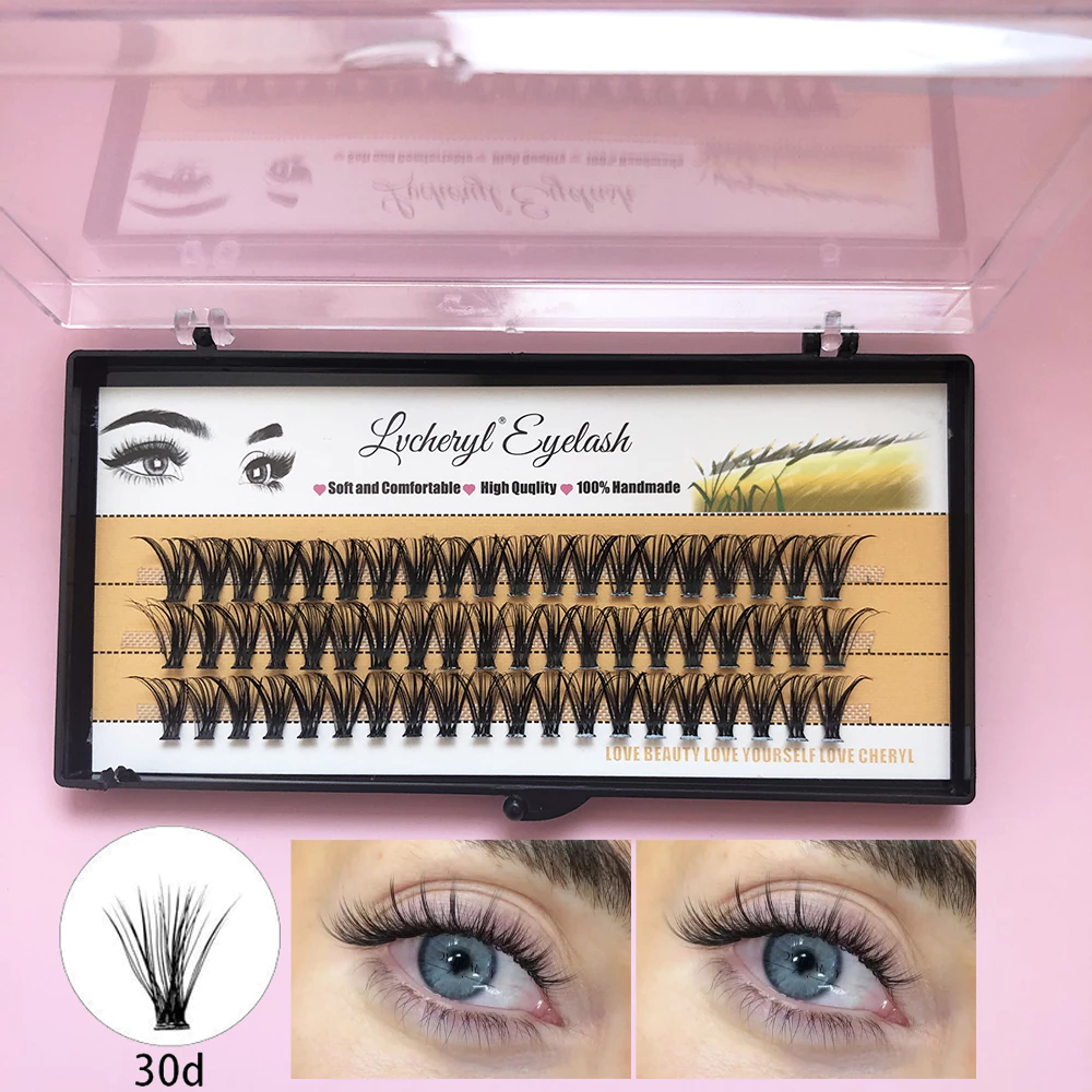 Conjunto de Extensões de Cílios Grossos