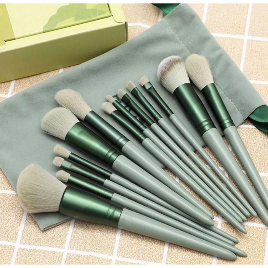 Kit 13 Pincéis de Maquiagem profissional
