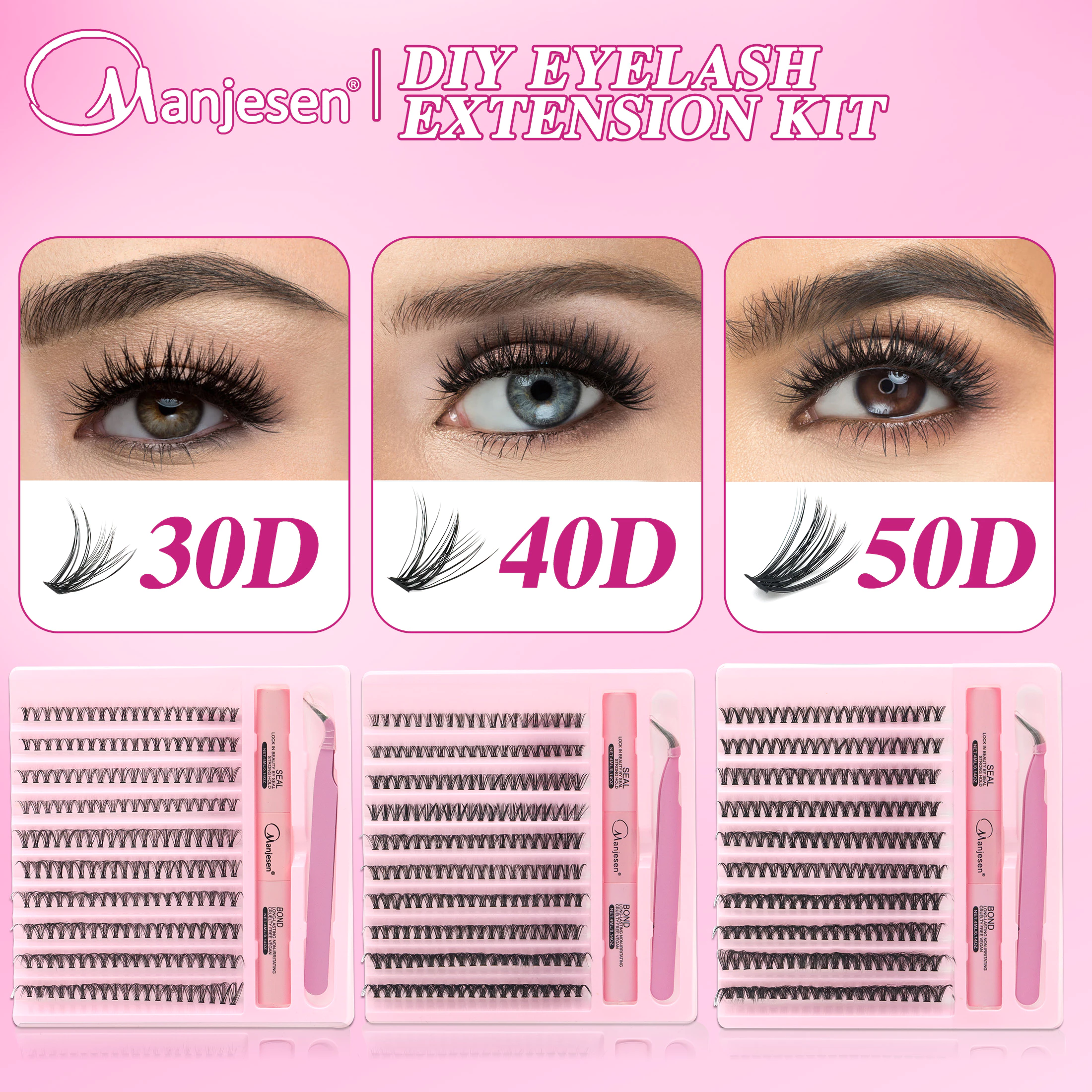 Kit de Extensâo De Cílios